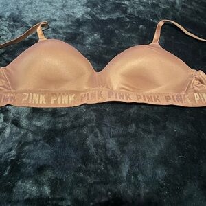 PINK Victoria's Secret Brown wireless Bra Intimates